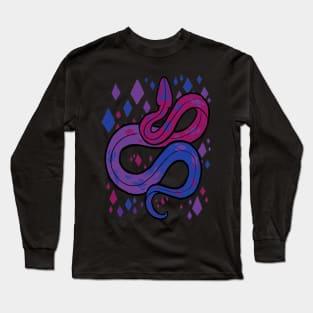 Bisexual Pride Snake Long Sleeve T-Shirt